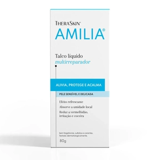 THERASKIN Amília Talco Líquido 80g | Toque Suave e Frescor Duradouro