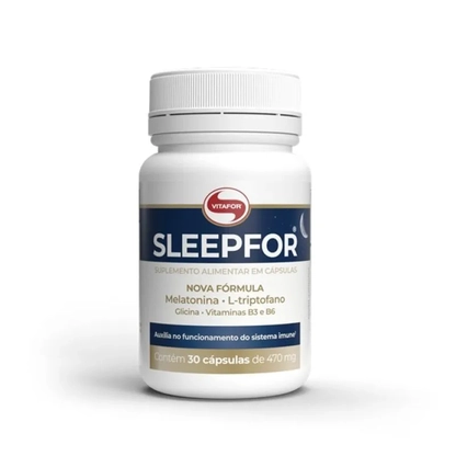 VITAFOR SLEEPFOR 470MG | 30 Cápsulas para um Sono Tranquilo