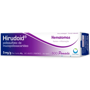 HIRUDOID 500 MG Pomada Fria com 40g | Alívio e Conforto para sua Pele