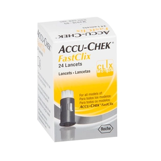 ACCU-CHEK FASTCLIX | 24 Lancetas para Monitoramento de Glicose