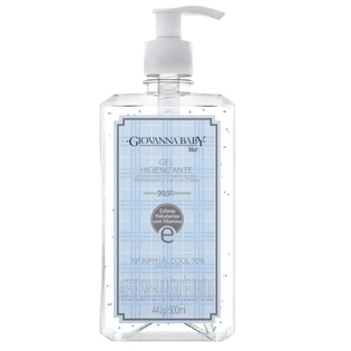 Álcool 70% Gel Giovanna Baby Blue 500ml | Proteção e Higiene Eficazes