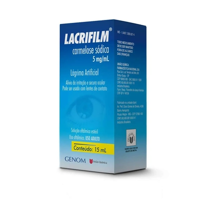 LACRIFILM 15MG/ML | Solução Oftálmica 15 ML