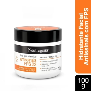 NEUTROGENA ANTISSINAIS FPS 22 | Protetor Solar Eficaz para Prevenção de Rugas