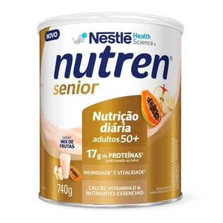 NUTREN SENIOR PO MIX FRUTAS 740G | Nutrição Completa para Idosos