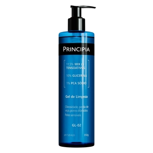 Principia Gel Limpeza Suave 350ml | 11,5% Tensoativos + 10% Glicerina + 1% PCA Sódio