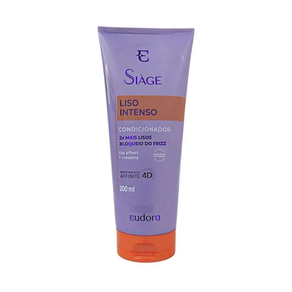 SIAGE Condicionador Liso Intenso 200ml | Efeito Liso Duradouro