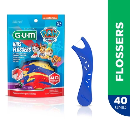 Fio Dental Gum Flosser Paw Pat | Higiene Oral Divertida e Eficiente
