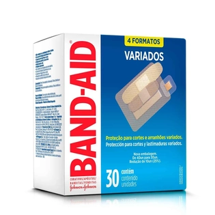 Curat Band Aid Variados | Pacote com 30 Unidades