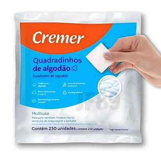 ALGODÃO QUADRADINHO | 250 UNIDADES CR