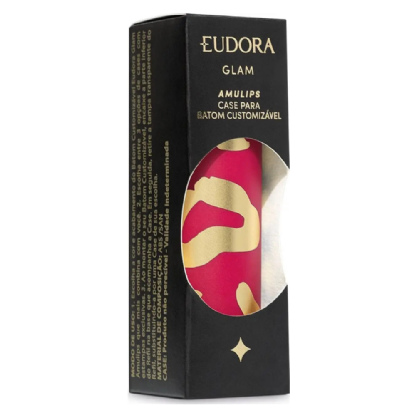 EUD GLAM CASE BAT AMULIPS ROSA GLAMOUR PLAST