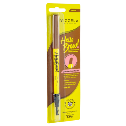 VIZZELA LAPISEIRA P/ SOBRANCELHA HELLO BROW COR 01