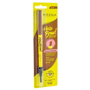 VIZZELA LAPISEIRA P/ SOBRANCELHA HELLO BROW COR 01