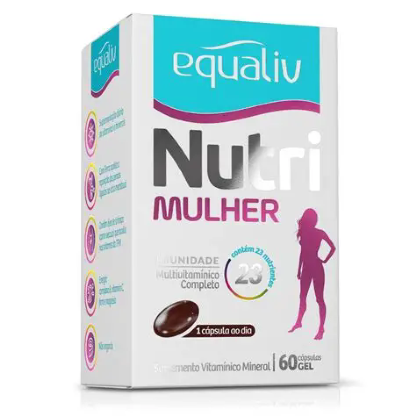 EQUALIV NUTRI MULHER | 60 Cápsulas para Saúde da Mulher