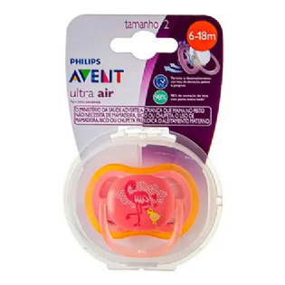 AVENT CHUPETA ULTRA AIR FLAMINGO 6 18 MESES SCF086/77