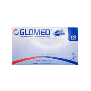 GLOMED LUVA PARA PROCEDIMENTO LATEX COM PO GRANDE