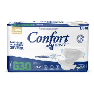 Fralda Confort Master G | 30 Unidades