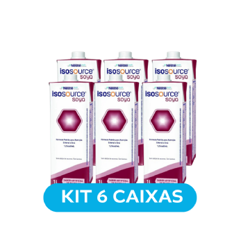 ISOSOURCE SOYA BAUNILHA | 1 lt - Combo 6 unidades