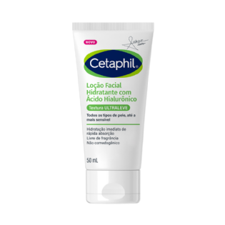 LOÇÃO HIDRATANTE FACIAL COM ÁCIDO HIALURÔNICO 50ML