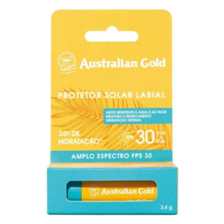 AUSTRALIAN GOLD PROTETOR SOLAR LABIAL FPS 30 3,4G