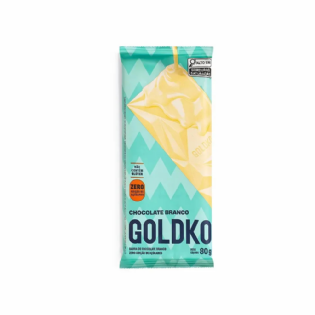 GOLDKO BARRA DE CHOCOLATE BRANCO PURO 80G