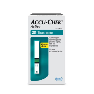 ACCU-CHEK ACTIVE 25 TIRAS.