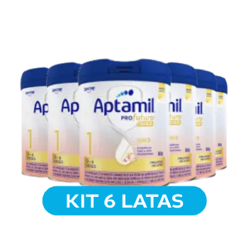 APTAMIL PROFUTURA GOLD 1 |800G KIT COM 6 LATAS