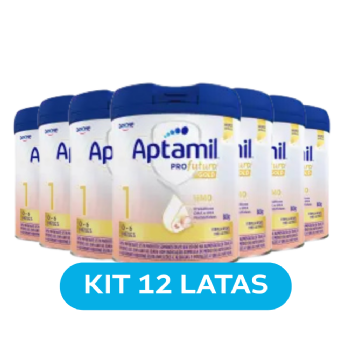APTAMIL PROFUTURA GOLD 1 |800G KIT COM 12 LATAS