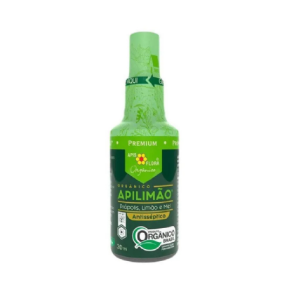 APIS FLORA SPRAY BUCAL APILIMAO ORGANICO PROPOLIS MEL E LIMAO 30ML