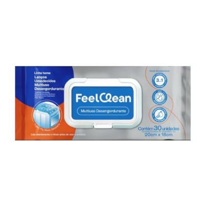 LENCOS UMEDECIDOS HOME MULTIUSO 30UN FEELCLEAN CX12