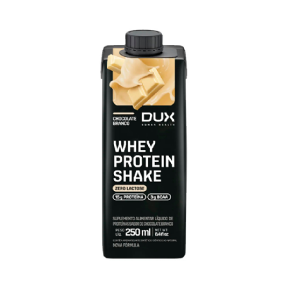 DUX WHEY PROTEIN SHAKE CHOCOLATE BRANCO 250ML