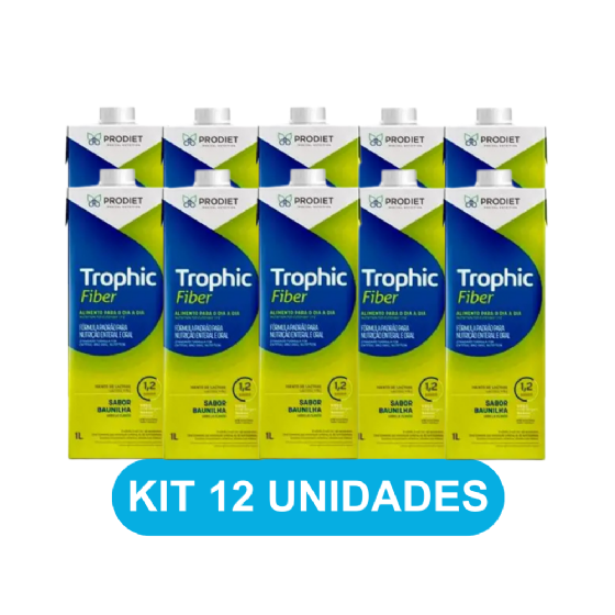 PRODIET Trophic Fiber Baunilha | COMBO 12 UNIDADES
