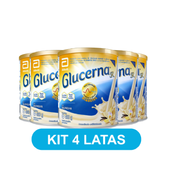 GLUCERNA SR BAUNILHA 400G | 4 LATAS