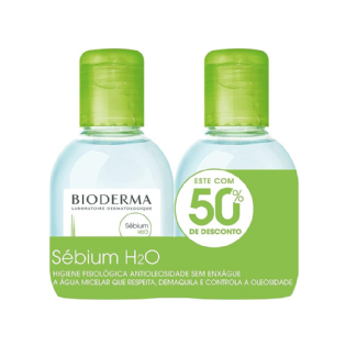 BIODERMA KIT SEBIUM H20 100 ML + 100 ML