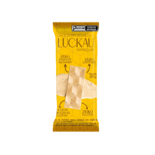LUCKAU BARRA CHOCOLATE BRANCO MARACUJA 20G.