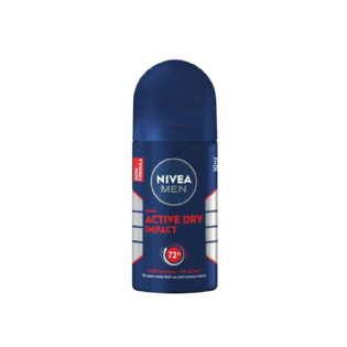 NIVEA DESODORANTE ANTITRANSPIRANTE ROLL ON MEN ACTIVE DRY IMPACT 50ML