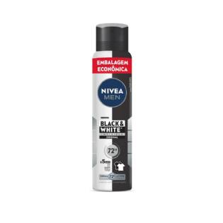 DESODORANTE AERO B&W MEN INVISIBLE NIVEA 200ML