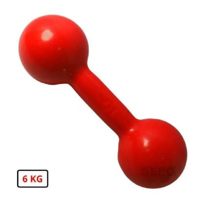 PESO (HALTERES 6KG VERMELHO )