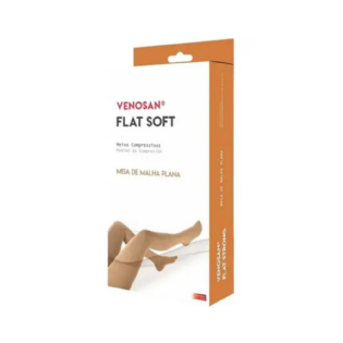 VENOSAN FLAT SOFT AD CURTA 20-30 MMHG XG PE ABERTO BEGE
