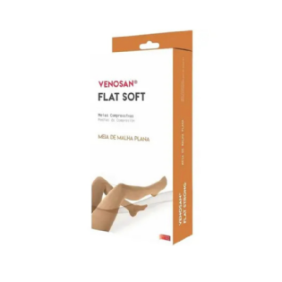 VENOSAN FLAT SOFT AD LONGA 20-30 MMHG XXXG PE ABERTO BEGE

