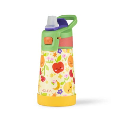 KOUDA GARRAFA AMARELA FRUTINHAS 350ML
