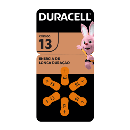 DURACELL PILHA AUDITIVA 13 C/6