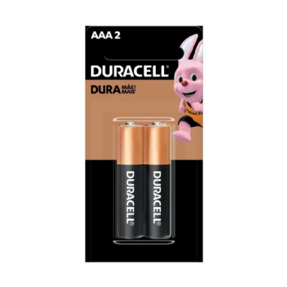 DURACELL PILHA ALCALINA AAA2 C/2 - PDQ
