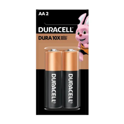 DURACELL PILHA ALCALINA AA2 C/2 - PDQ
