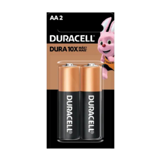 DURACELL PILHA ALCALINA AA2 C/2 - PDQ