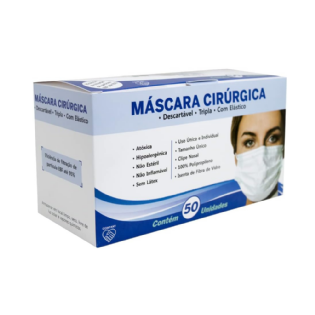 MASC.TNT CIRURGICA TRIPLA CX C/50 BRANCA MEDI COMPANY