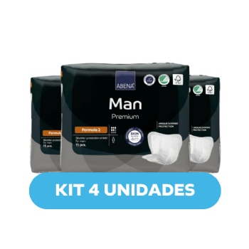 ABENA MAN FORMULA 2 PREMIUM | KIT 4 UNIDADES