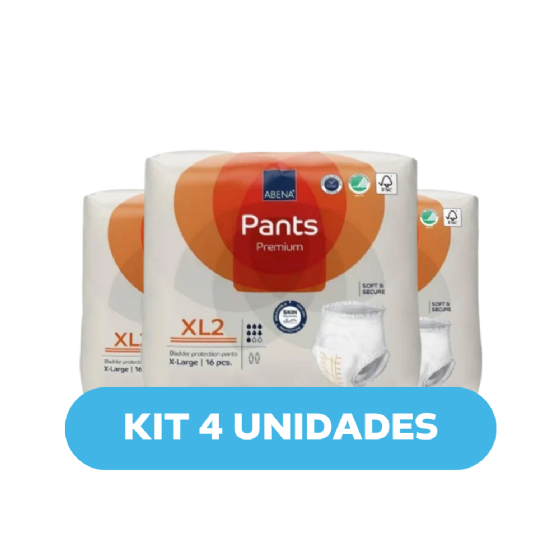 ABENA PANTS XL2 PREMIUM | KIT 4 UNIDADES