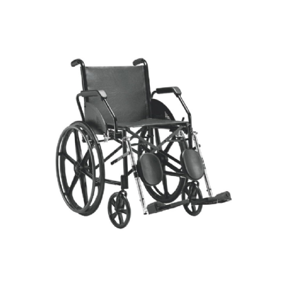 CADEIRA DE RODAS COURVIN PRETA 1016 (100KG) A97 L70 ASS44