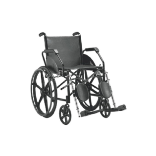 CADEIRA DE RODAS COURVIN PRETA 1016 (100KG) A97 L70 ASS44