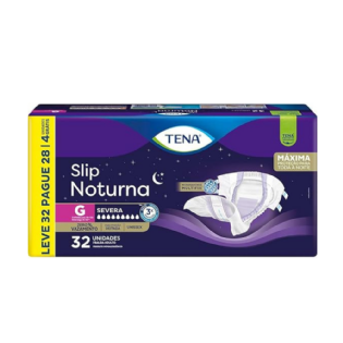 FRALDA TENA SLIP NOTURNA G 32UN